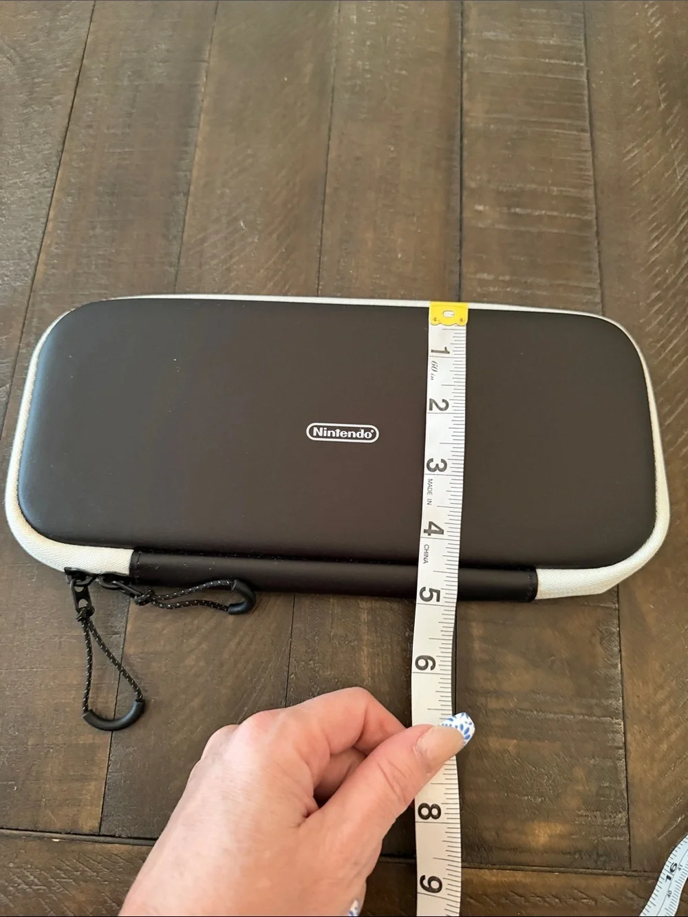 Nintendo Black and White Travel Case with Clip